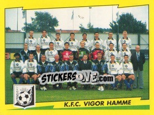 Figurina Equipe K.F.C.Vigor Hamme - Football Belgium 1997-1998 - Panini