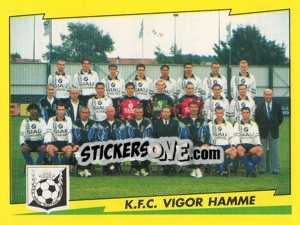 Sticker Equipe K.F.C.Vigor Hamme - Football Belgium 1997-1998 n. 360 - Panini