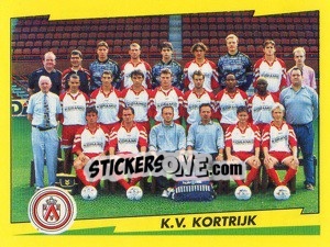 Cromo Equipe K.V.Kortrijk - Football Belgium 1997-1998 - Panini