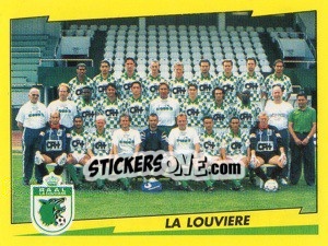 Figurina Equipe La Louviere - Football Belgium 1997-1998 - Panini