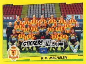 Sticker Equipe K.V.Mechelen - Football Belgium 1997-1998 - Panini