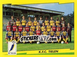 Sticker Equipe K.F.C.Tielen - Football Belgium 1997-1998 n. 370 - Panini