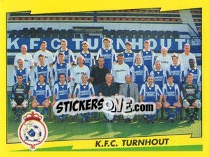 Sticker Equipe K.F.C.Turnhout - Football Belgium 1997-1998 - Panini