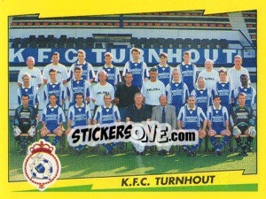 Sticker Equipe K.F.C.Turnhout - Football Belgium 1997-1998 n. 373 - Panini