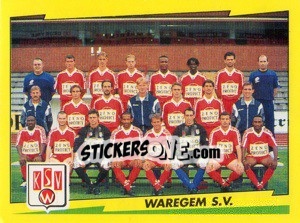 Sticker Equipe Waregem S.V. - Football Belgium 1997-1998 - Panini