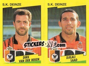 Cromo D.Van Der Beken / D.Saad 