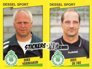 Cromo D.Verbaken / K.De Fre  - Football Belgium 1997-1998 n. 400 - Panini