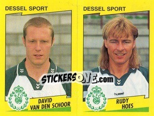 Cromo D.Van Den Schoor / R.Hoes  - Football Belgium 1997-1998 n. 403 - Panini