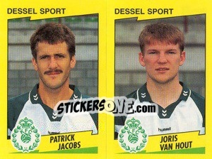 Cromo P.Jacobs / J.Van Hout  - Football Belgium 1997-1998 n. 404 - Panini
