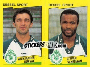 Sticker A.Bursac / S.Venetiaan  - Football Belgium 1997-1998 n. 405 - Panini