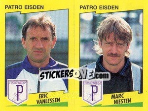 Figurina E.Vanlessen / M.Niesten  - Football Belgium 1997-1998 n. 406 - Panini