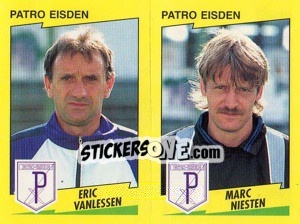 Figurina E.Vanlessen / M.Niesten  - Football Belgium 1997-1998 - Panini