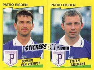 Figurina D.Van Reempst / S.Saelmans  - Football Belgium 1997-1998 n. 409 - Panini