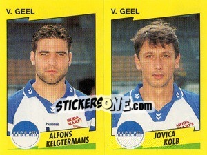 Figurina A.Kelgtermans / J.Kolb  - Football Belgium 1997-1998 n. 413 - Panini