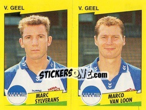 Figurina M.Sylverans / M.Van Loon  - Football Belgium 1997-1998 n. 416 - Panini