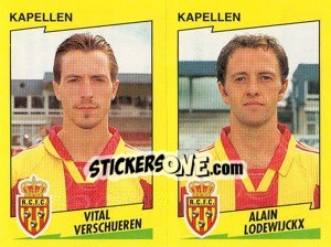 Cromo V.Verschueren / A.Lodewijckx  - Football Belgium 1997-1998 - Panini