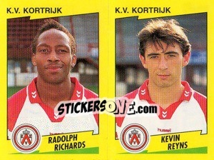 Figurina R.Richards / K.Reyns  - Football Belgium 1997-1998 n. 434 - Panini