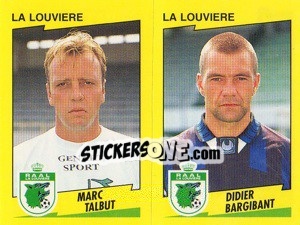 Cromo M.Talbut / D.Bargibant  - Football Belgium 1997-1998 - Panini