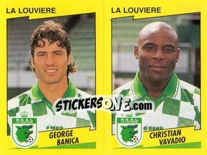 Sticker G.Banica / C.Vavadio  - Football Belgium 1997-1998 - Panini