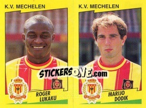 Cromo R.Lukaku / M.Dodik - Football Belgium 1997-1998 - Panini