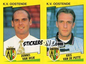 Cromo D.Van Wijk / K.Van De Putte  - Football Belgium 1997-1998 n. 448 - Panini