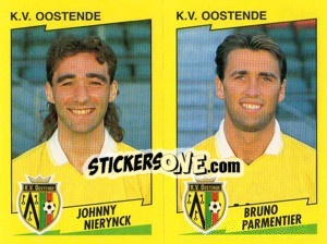 Cromo J.Nierynck / B.Parmentier  - Football Belgium 1997-1998 n. 449 - Panini