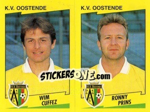Figurina W.Cuffez / R.Prins  - Football Belgium 1997-1998 n. 451 - Panini