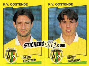 Cromo L.Kindtner / S.Lammens  - Football Belgium 1997-1998 n. 452 - Panini