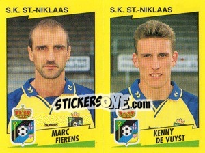 Figurina M.Fierens / K.De Vuyst  - Football Belgium 1997-1998 n. 455 - Panini