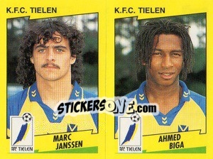Cromo M.Janssen / A.Biga  - Football Belgium 1997-1998 n. 462 - Panini
