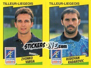 Figurina Z.Varga / R.Radakovic  - Football Belgium 1997-1998 - Panini