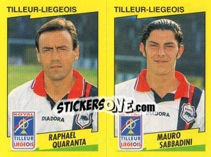 Figurina R.Quaranta / M.Sabbadini  - Football Belgium 1997-1998 - Panini