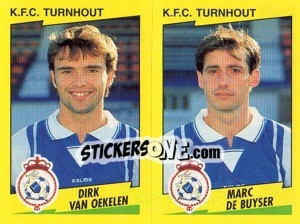 Figurina D.Van Oekelen / M.De Buyser  - Football Belgium 1997-1998 n. 473 - Panini