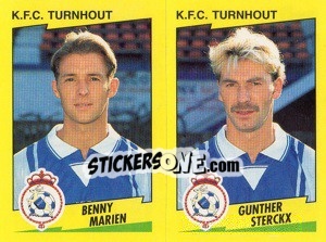 Figurina B.Marien / G.Sterckx  - Football Belgium 1997-1998 - Panini