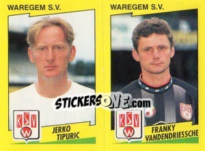 Sticker J.Tipuric / F.Vandendriessche  - Football Belgium 1997-1998 - Panini