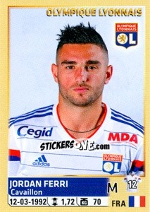 Sticker Jordan Ferri - FOOT 2014-2015 n. 205 - Panini