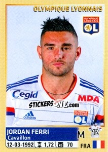 Sticker Jordan Ferri - FOOT 2014-2015 - Panini