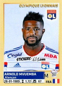 Sticker Arnold Mvuemba - FOOT 2014-2015 n. 211 - Panini