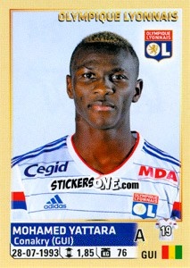 Figurina Mohamed Yattara - FOOT 2014-2015 n. 214 - Panini