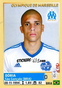 Sticker Dória - FOOT 2014-2015 n. 224 - Panini