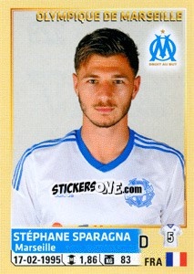 Figurina Stéphane Sparagna - FOOT 2014-2015 - Panini