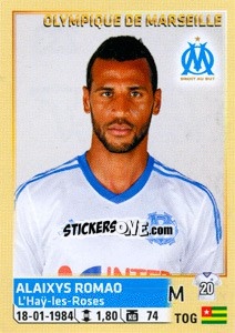 Cromo Alaixys Romao - FOOT 2014-2015 - Panini