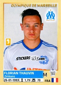 Sticker Florian Thauvin - FOOT 2014-2015 n. 234 - Panini