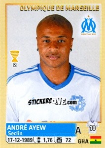 Sticker André Ayew - FOOT 2014-2015 - Panini