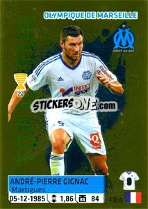 Sticker André-Pierre Gignac - FOOT 2014-2015 - Panini