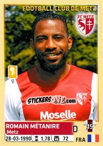 Sticker Romain Métanire - FOOT 2014-2015 n. 249 - Panini