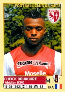 Figurina Cheick Doukouré - FOOT 2014-2015 n. 252 - Panini