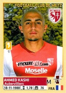 Cromo Ahmed Kashi - FOOT 2014-2015 n. 253 - Panini