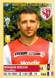 Figurina Romain Rocchi - FOOT 2014-2015 n. 258 - Panini
