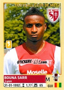Sticker Bouna Sarr - FOOT 2014-2015 n. 259 - Panini